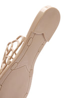 Women's Beige Patterned Jelly Slippers | Derimod Women's Beige Patterned Jelly Slippers | Derimod