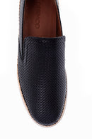 Men's Straw Sole Leather Loafer | Derimod Men's Straw Sole Leather Loafer | Derimod