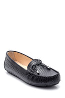 Women's Leather Crocodile Loafer | Derimod Women's Leather Crocodile Loafer | Derimod