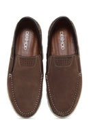 Erkek Vizon Nubuk Deri Casual Loafer | Derimod Erkek Vizon Nubuk Deri Casual Loafer | Derimod