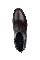 Geox Kadın Kahverengi New Asheel Fermuarlı Topuklu Deri Bot | Derimod Geox Kadın Kahverengi New Asheel Fermuarlı Topuklu Deri Bot | Derimod