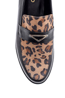 Kadın Leopar Desenli Loafer | Derimod Kadın Leopar Desenli Loafer | Derimod