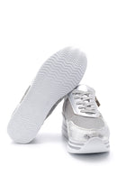 Kadın Yüksek Taban Fermuar Detaylı Sneaker | Derimod Kadın Yüksek Taban Fermuar Detaylı Sneaker | Derimod