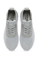 Derimod Zero Women's Gray Lace-up Sneaker | Derimod Derimod Zero Women's Gray Lace-up Sneaker | Derimod
