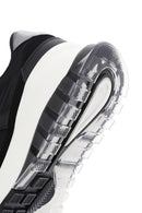 Kadın Siyah Bağcıklı Kalın Tabanlı Spor Sneaker | Derimod Kadın Siyah Bağcıklı Kalın Tabanlı Spor Sneaker | Derimod