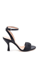 Women's Leather Heeled Sandals | Derimod Women's Leather Heeled Sandals | Derimod
