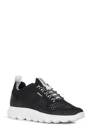 Geox Kadın Siyah Spherica Bağcıklı Kumaş Sneaker | Derimod Geox Kadın Siyah Spherica Bağcıklı Kumaş Sneaker | Derimod