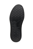 Geox Men's Black Deiven Lace-Up Leather Casual Sneaker | Derimod Geox Men's Black Deiven Lace-Up Leather Casual Sneaker | Derimod