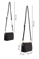Women's Black Long Strap Crossbody Bag | Derimod Women's Black Long Strap Crossbody Bag | Derimod