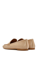 Kadın Bej Deri Loafer | Derimod Kadın Bej Deri Loafer | Derimod