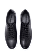 Erkek Siyah Deri Sneaker | Derimod Erkek Siyah Deri Sneaker | Derimod