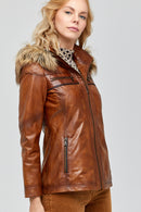 Teresa Kadın Deri Ceket | Derimod Teresa Kadın Deri Ceket | Derimod