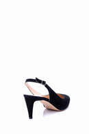 Women's Suede Heeled Shoes | Derimod Women's Suede Heeled Shoes | Derimod