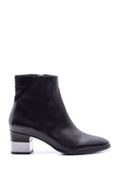 Women's Metal Heeled Leather Boots | Derimod Women's Metal Heeled Leather Boots | Derimod