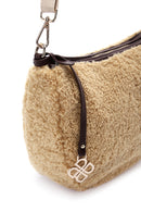 Women's Yellow Plush Shoulder Bag | Derimod Women's Yellow Plush Shoulder Bag | Derimod