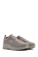 Skechers Kadın Bej Fashion Fit Bağcıklı Kumaş Sneaker | Derimod Skechers Kadın Bej Fashion Fit Bağcıklı Kumaş Sneaker | Derimod