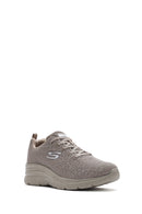 Skechers Kadın Bej Fashion Fit Bağcıklı Kumaş Sneaker | Derimod Skechers Kadın Bej Fashion Fit Bağcıklı Kumaş Sneaker | Derimod