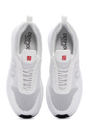 Derimod Zero Men's White Lace-Up Thick Sole Sneaker | Derimod Derimod Zero Men's White Lace-Up Thick Sole Sneaker | Derimod