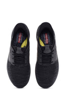 Skechers Men's Black Slade - Ocon Lace-Up Sports Sneaker | Derimod Skechers Men's Black Slade - Ocon Lace-Up Sports Sneaker | Derimod