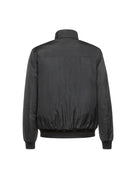 Geox Men's Anthracite M Vincit Zippered Jacket | Derimod Geox Men's Anthracite M Vincit Zippered Jacket | Derimod
