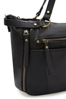 Kadın Siyah Uzun Askılı Kol Çantası | Derimod Kadın Siyah Uzun Askılı Kol Çantası | Derimod