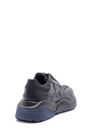 Erkek Yüksek Tabanlı Deri Sneaker | Derimod Erkek Yüksek Tabanlı Deri Sneaker | Derimod