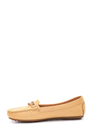 Kadın Bej Deri Loafer | Derimod Kadın Bej Deri Loafer | Derimod