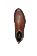 Geox Men's Brown Terence Leather Chelsea Boots | Derimod Geox Men's Brown Terence Leather Chelsea Boots | Derimod