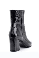 Women's Patent Leather Heeled Boots | Derimod Women's Patent Leather Heeled Boots | Derimod