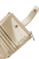 Women's Yellow Metallic Wallet | Derimod Women's Yellow Metallic Wallet | Derimod