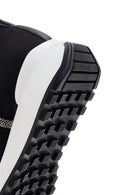 Kadın Siyah Kumaş Bilekli Sneaker | Derimod Kadın Siyah Kumaş Bilekli Sneaker | Derimod