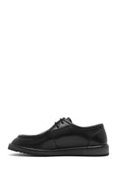 Men's Black Lace-up Leather Casual Shoes | Derimod Men's Black Lace-up Leather Casual Shoes | Derimod