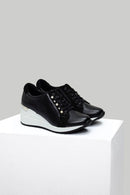 Dolgu Topuklu Kadın Spor Ayakkabı | Derimod Dolgu Topuklu Kadın Spor Ayakkabı | Derimod