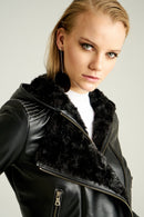 Cindy Kadın Deri Ceket | Derimod Cindy Kadın Deri Ceket | Derimod