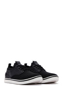 Derimod Zero Men's Black Lace-Up Sneaker | Derimod Derimod Zero Men's Black Lace-Up Sneaker | Derimod