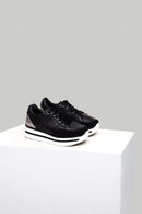 Yüksek Tabanlı Kadın Sneaker | Derimod Yüksek Tabanlı Kadın Sneaker | Derimod