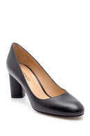 Women's Leather Thick Heeled Shoes | Derimod Women's Leather Thick Heeled Shoes | Derimod