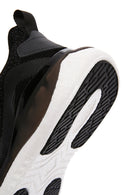 Derimod Zero Men's Black Lace-Up Thick Soled Fabric Sneaker | Derimod Derimod Zero Men's Black Lace-Up Thick Soled Fabric Sneaker | Derimod