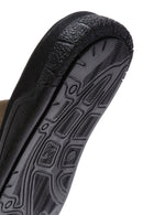 Men's Mink Flip Flop Nubuck Leather Slippers | Derimod Men's Mink Flip Flop Nubuck Leather Slippers | Derimod