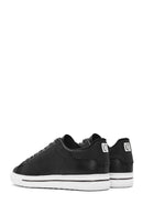 Men's Black Lace-up Leather Sneaker | Derimod Men's Black Lace-up Leather Sneaker | Derimod