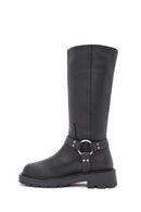 Harley Davidson Kadın Siyah Myerson Deri Çizme | Derimod Harley Davidson Kadın Siyah Myerson Deri Çizme | Derimod