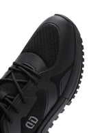 Derimod Zero Erkek Siyah Bağcıklı Kumaş Sneaker | Derimod Derimod Zero Erkek Siyah Bağcıklı Kumaş Sneaker | Derimod