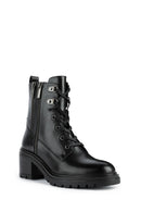 Geox Women's Black Heeled Damiana Classic Boots | Derimod Geox Women's Black Heeled Damiana Classic Boots | Derimod