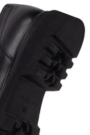 Male Black Thick-Soled Leather Loafer | Derimod Male Black Thick-Soled Leather Loafer | Derimod