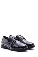 Women's Patent Leather Stone Detailed Shoes | Derimod Women's Patent Leather Stone Detailed Shoes | Derimod