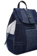 Women's Blue Jean Fabric Backpack | Derimod Women's Blue Jean Fabric Backpack | Derimod