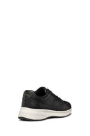 Geox Men's Black Spherica Ecub-3 Lace-Up Leather Sneaker | Derimod Geox Men's Black Spherica Ecub-3 Lace-Up Leather Sneaker | Derimod