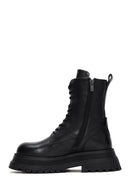 Women's Black Leather Boots | Derimod Women's Black Leather Boots | Derimod