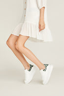 Kadın Leopar Detaylı Sneaker | Derimod Kadın Leopar Detaylı Sneaker | Derimod