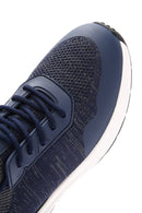 Derimod Zero Erkek Mavi Bağcıklı Kalın Tabanlı Kumaş Sneaker | Derimod Derimod Zero Erkek Mavi Bağcıklı Kalın Tabanlı Kumaş Sneaker | Derimod